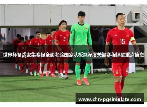 世界杯备战密集赛程全面考验国家队板凳深度关键赛程提醒重点信息